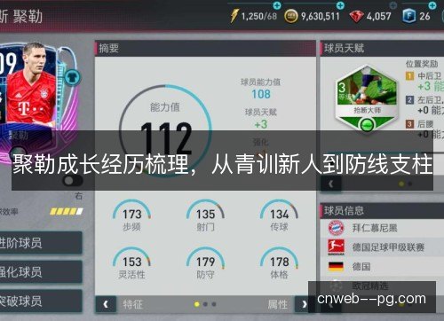聚勒成长经历梳理，从青训新人到防线支柱